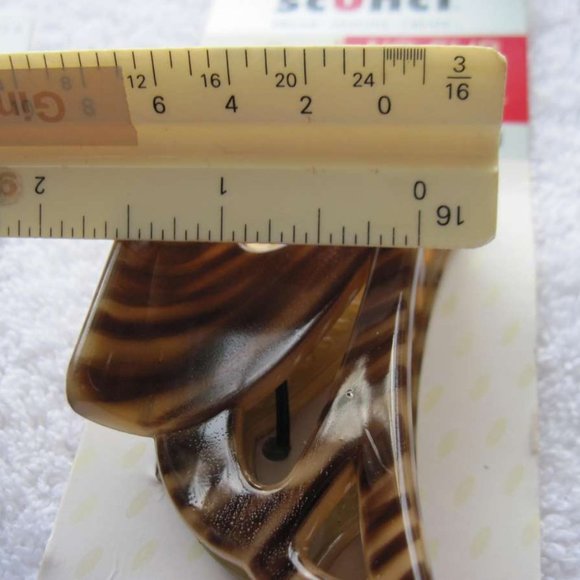 1 Scunci No Slip Grip Hold Sculpted Curved Plastic Open Holes Jaw Claw Hair Clip - Picture 4 of 12